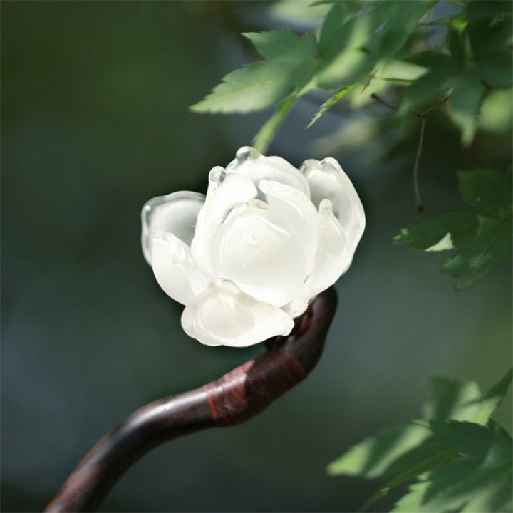 Magnolia Ebony Hair Stick