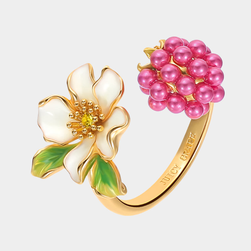 Raspberry Blossom Ring