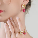 Raspberry Blossom Ring