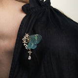 Jardin Gleam Butterfly Brooch