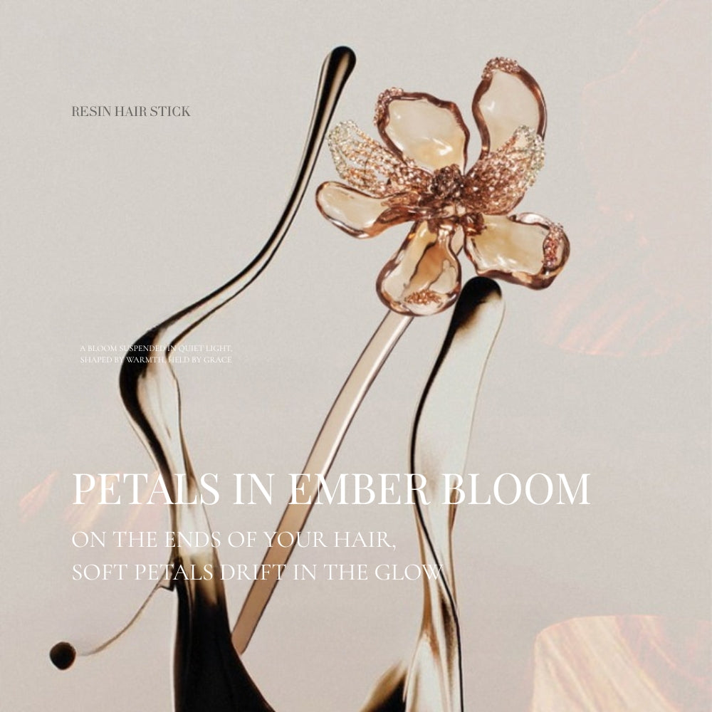 Ember Bloom Hair Stick