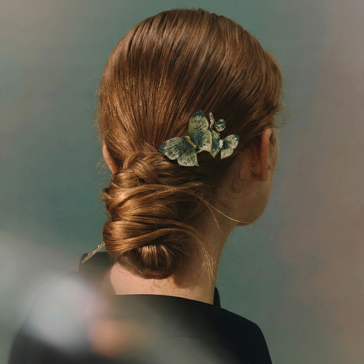 Ballet Rose Butterfly Fringe Hair Stick