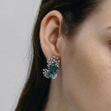 Contour Wing Crystal Earrings
