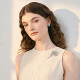 Celeste Luster Opaline Bloom Brooch