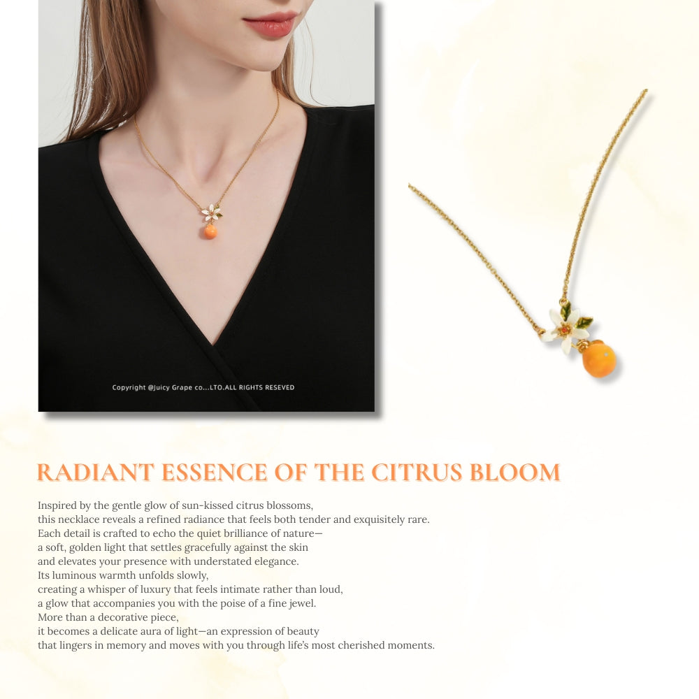 Citrus Blossom Glow Necklace