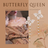 Pearlwing Butterfly Queen Earrings