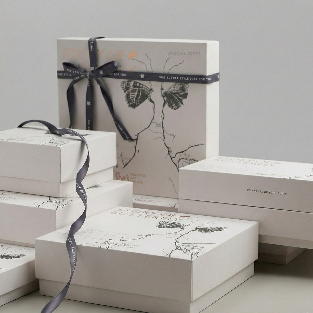 Champagne Wing Crystal Clip