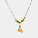 Juicy Kumquat Necklace