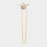 Crystal Bloom U-Shaped Hair Stick