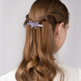 Graceful Purple Butterfly Hair Pin