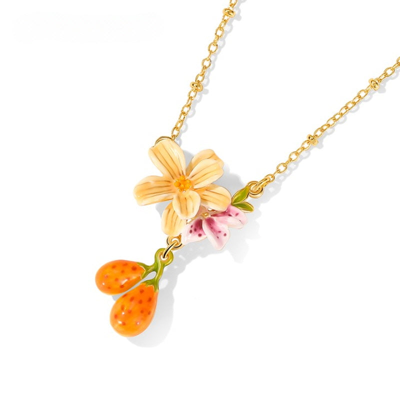 Valencia Orange Necklace