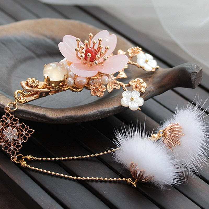 Winter Blossom Hair Clip