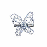 Arctic Lace Butterfly Barrette