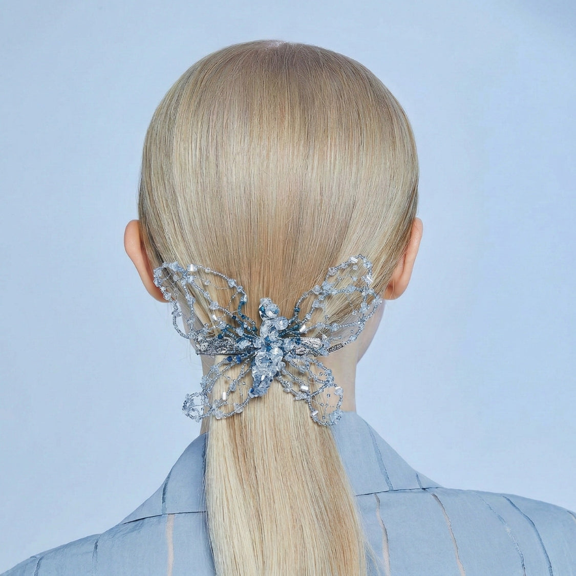 Arctic Lace Glacial Butterfly Pin