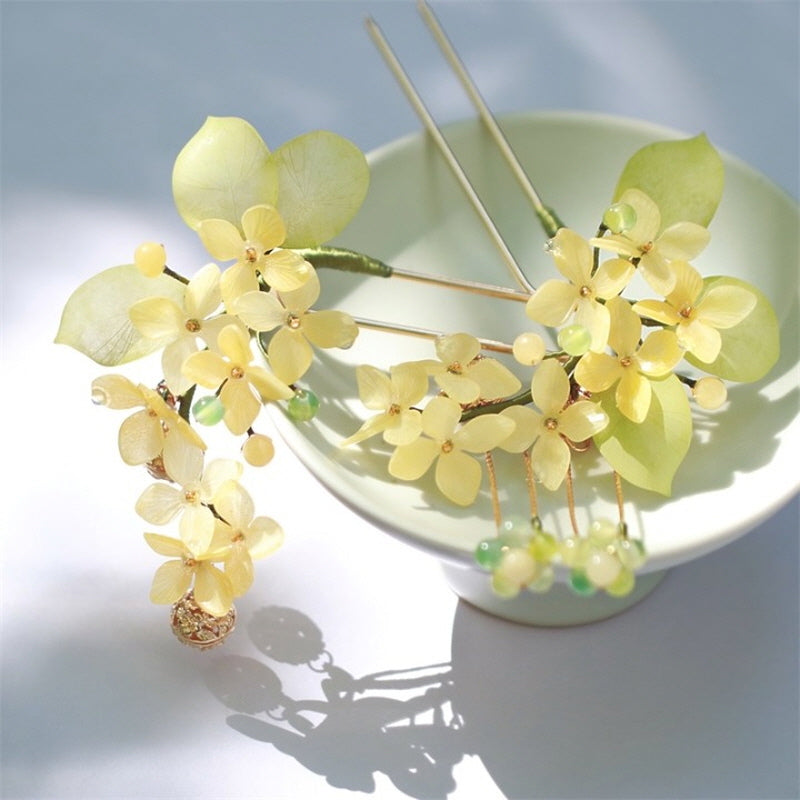Mimosa Glow U-Shaped Hair Stick