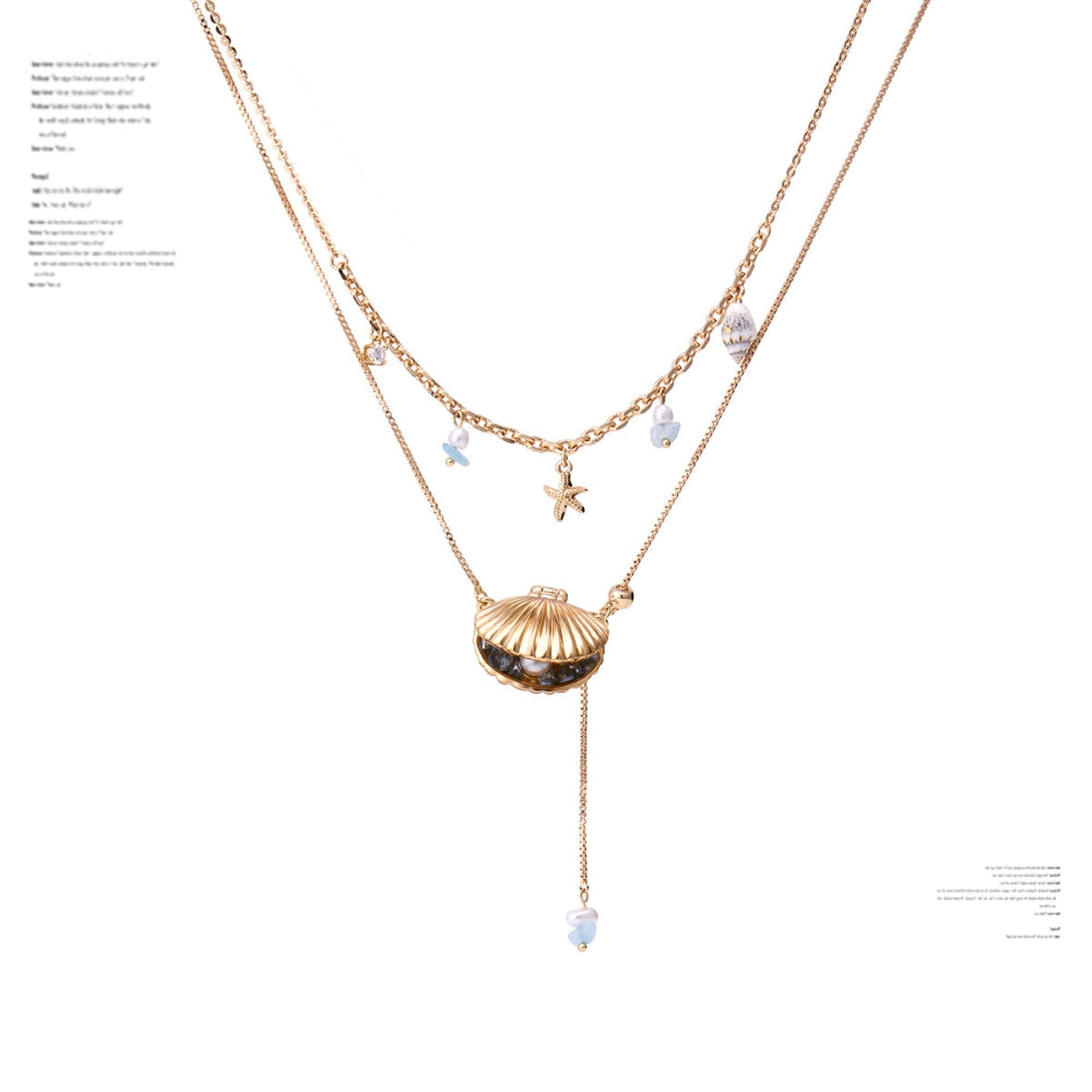 Ocean Charm Shell Necklace