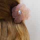 Blossom Glow Rosy Claw Clip