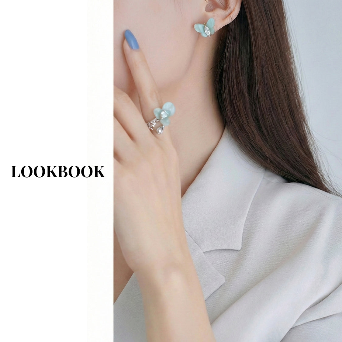 Celeste Luster Verdelle Bloom Ring