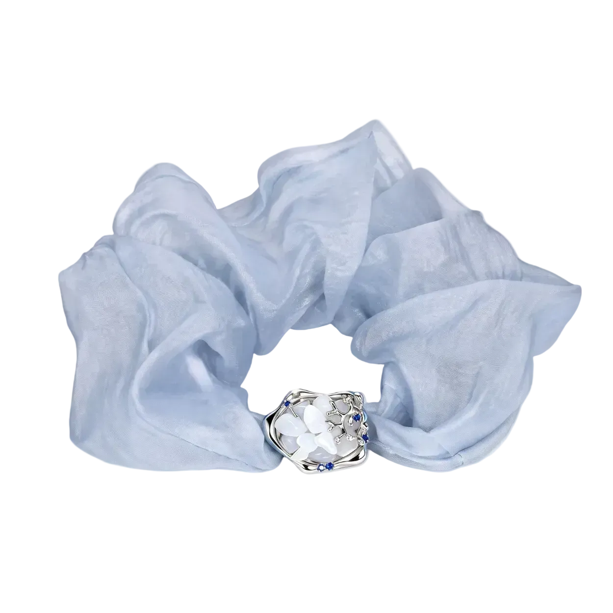 Nacre Veil Scrunchie