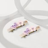 Apricot Blush Garden Hair Pin