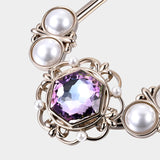 Sunset Tide Jewel U-Shaped Hair Stick