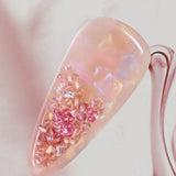 Crystal Petal Rose Barrette