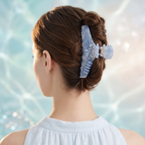 Nacre Veil Claw Clip