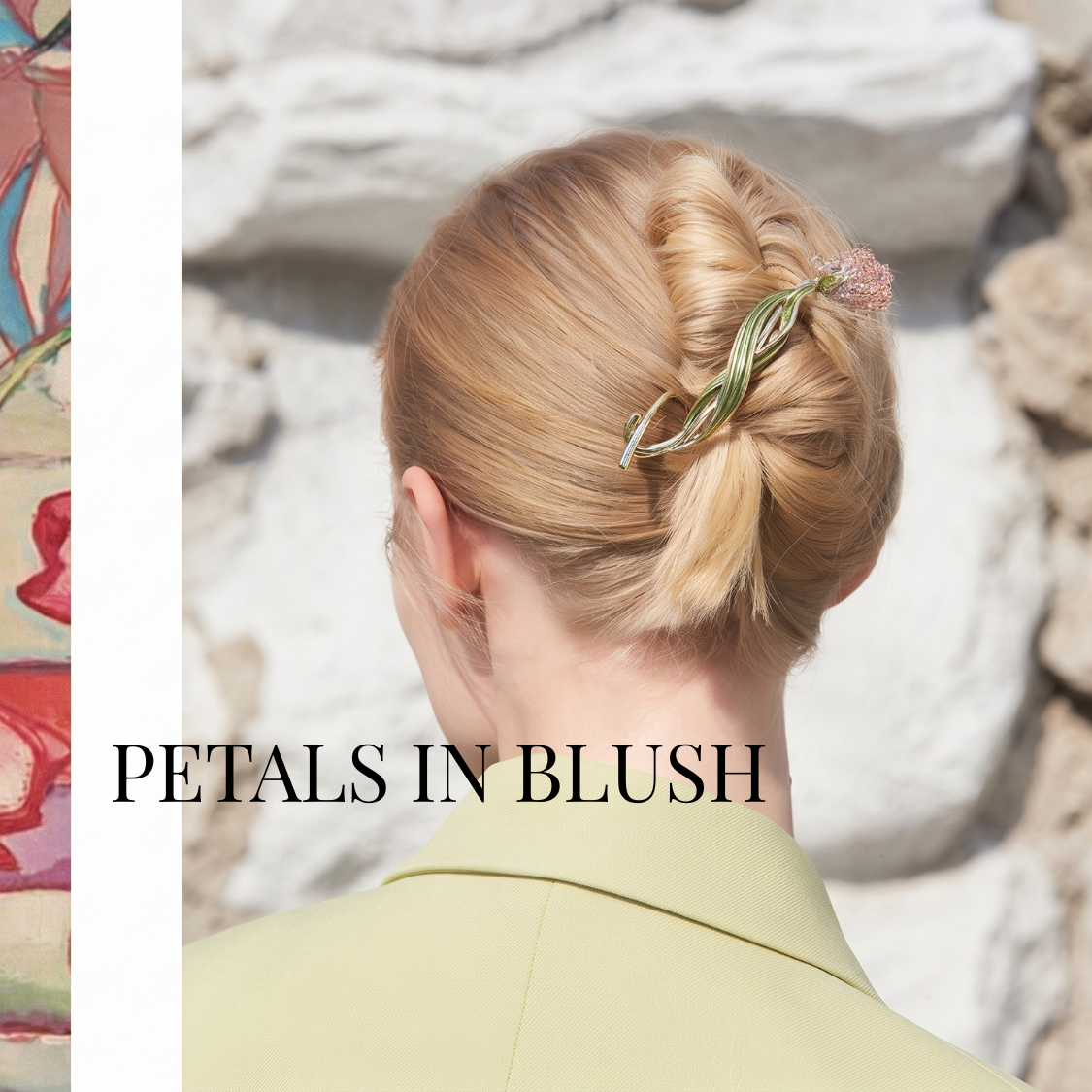 Blush Tulipa Hair Clip