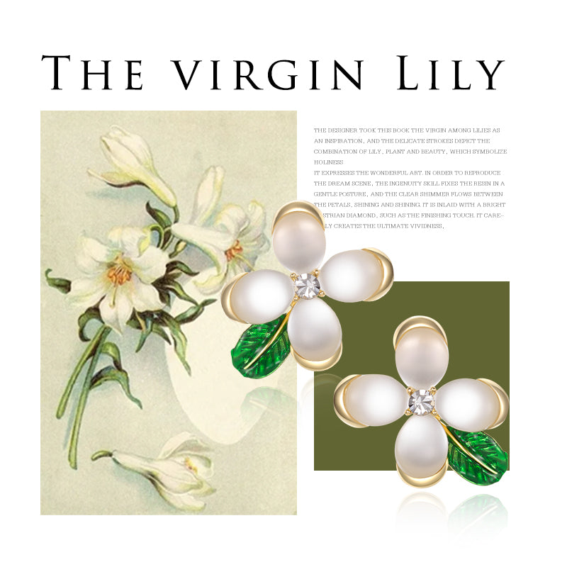 Lily Flower Earrings