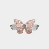 Elegant Blush Butterfly Hair Pin