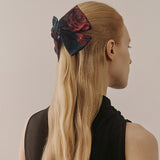 Romantic Noir Bow Clip