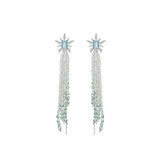 Aqua Tidal Ray Earrings