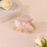 Pink Butterfly Hair Clip