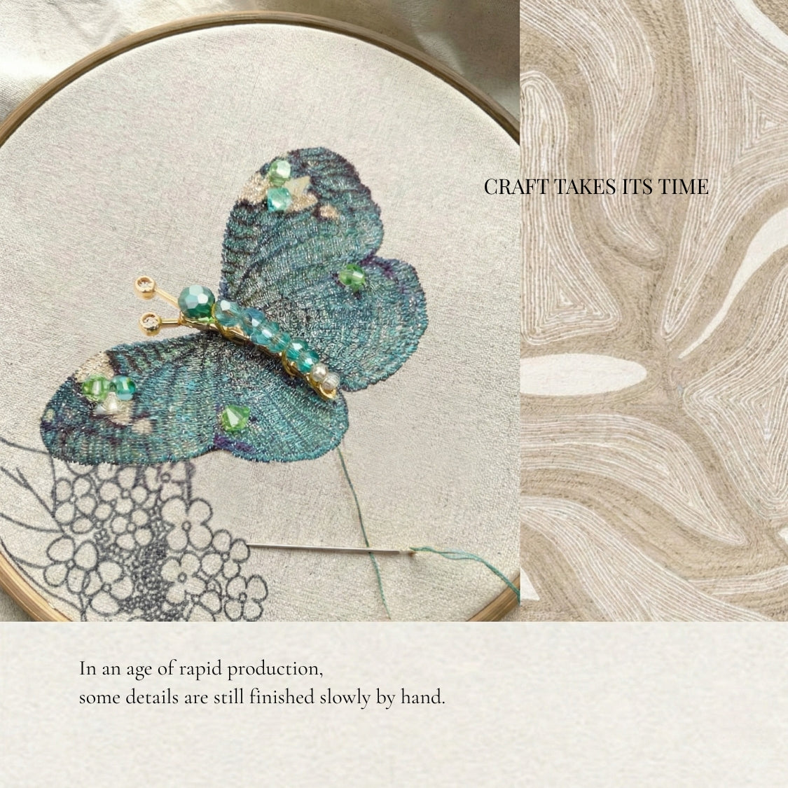 Jardin Gleam Butterfly Clip