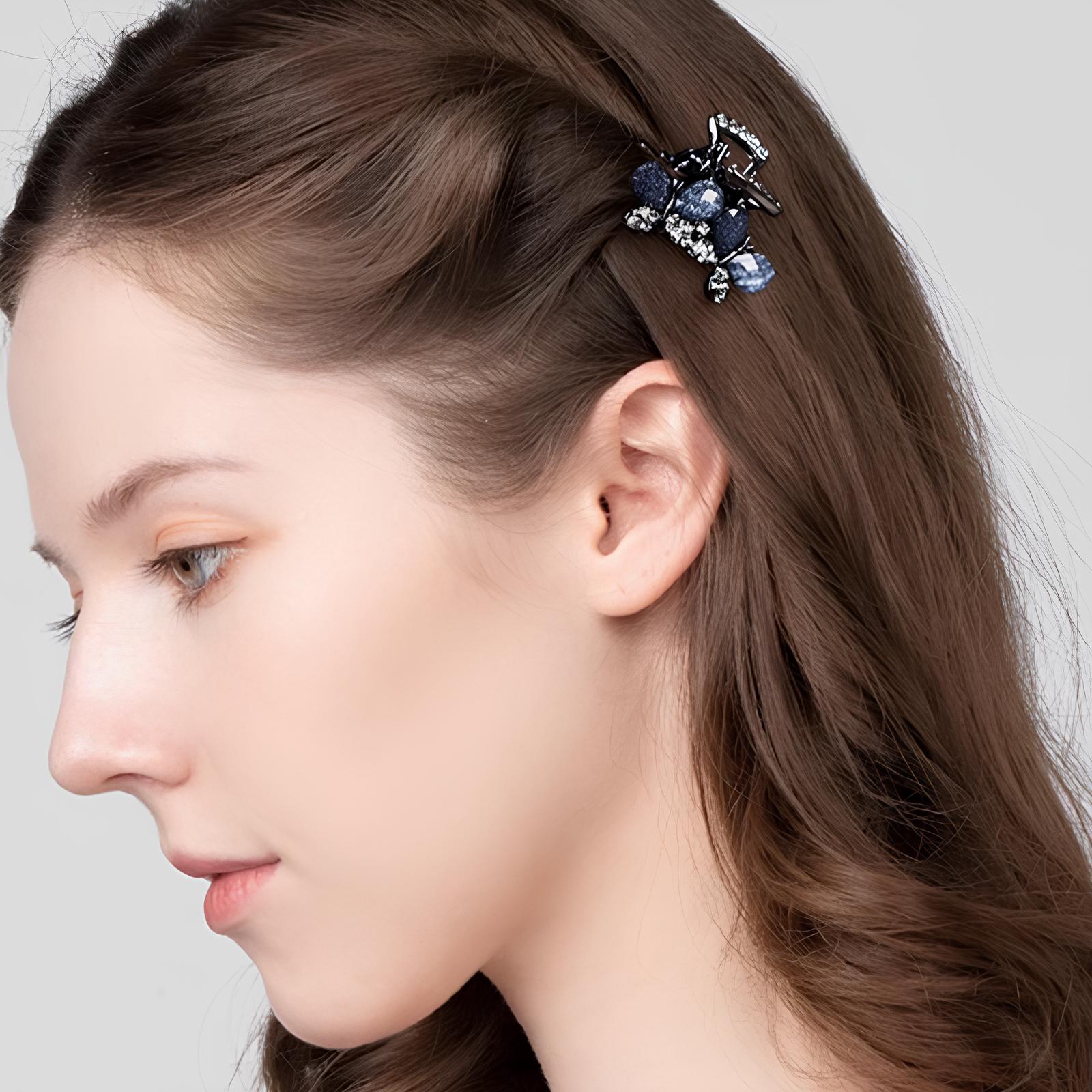 Blush Heart Butterfly Clip