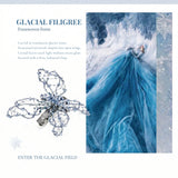 Arctic Lace Glacial Butterfly Pin