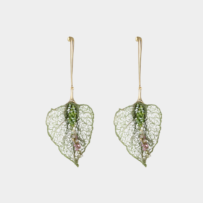 Natures Whisper Leaf Earrings