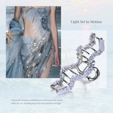 Nacre Veil Prism Claw Clip