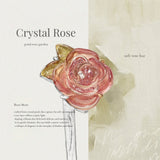 Crystal Petal Rose Hair Stick
