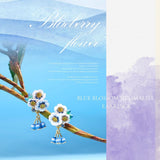 Blueberry Blossom Earrings