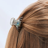 Blue Crystalwave Claw Clip