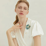 Jardin Gleam Butterfly Branch Brooch