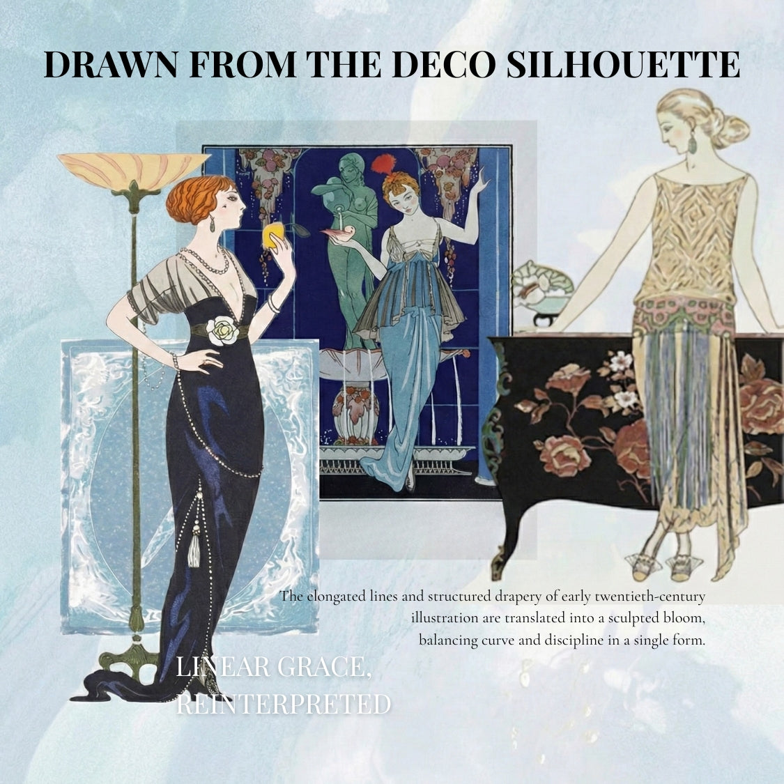 Celeste Luster Opaline Bloom Brooch