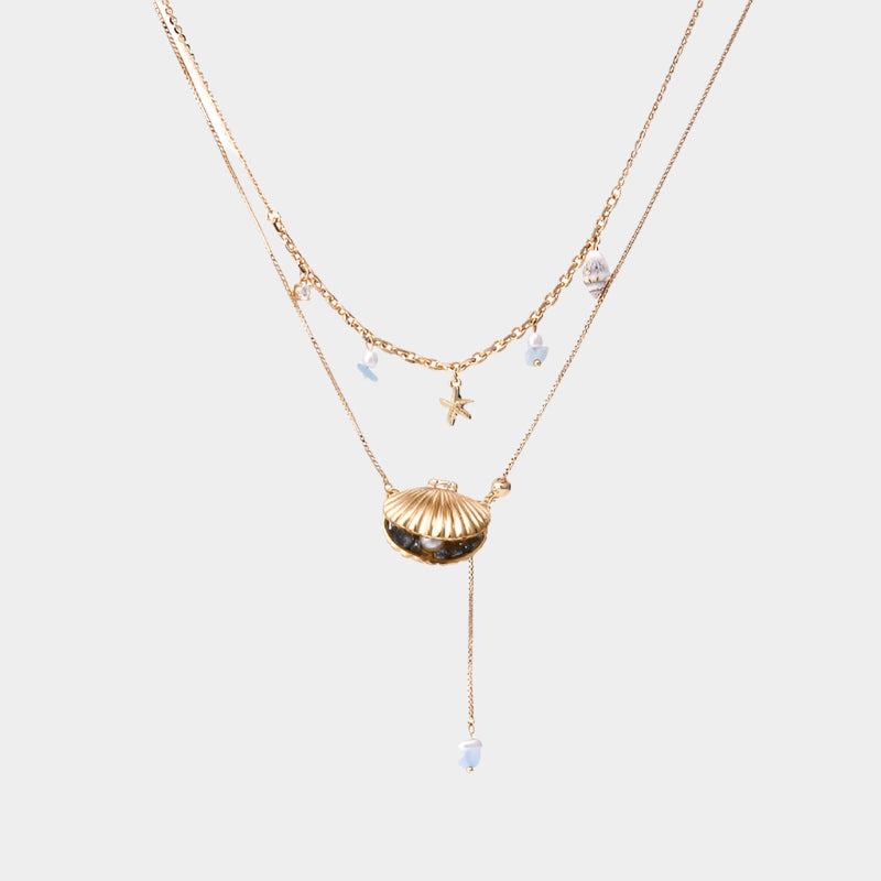 Ocean Charm Shell Necklace