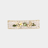 Glittering Bloom Tapestry Barrette