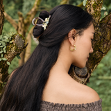 Aveline Garden Iridescent Garland Claw Clip