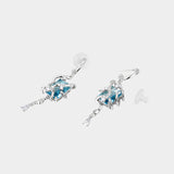 Blue Current Earrings