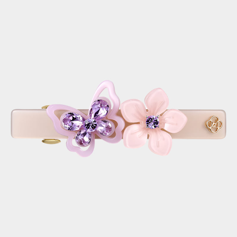 Apricot Blush Garden Hair Pin