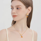 Valencia Orange Necklace