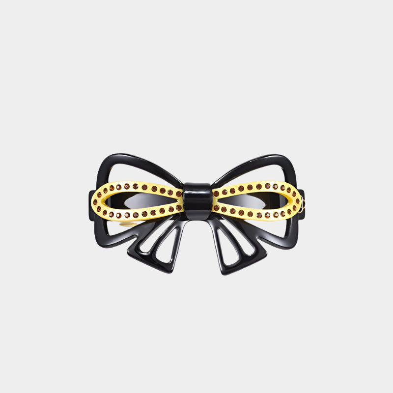 Playful Ribbon Butterfly Hair Pin